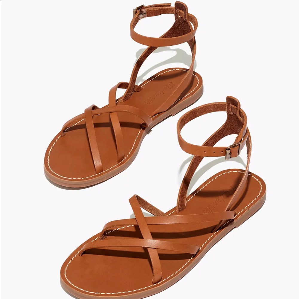Madewell Boardwalk Leather Sandals